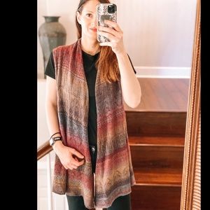 Long Knit Sweater Vest